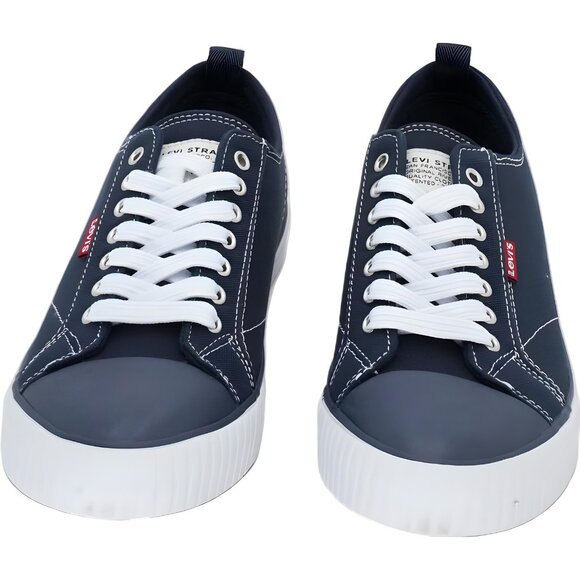 Levi's Anikin Canvas Sneakers Navy Low Top Casual Shoes Men US 8M - Picture 5 of 6